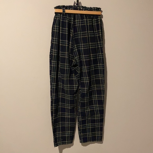 Green Plaid Pants - Picture 2 of 3